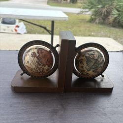 Globe Book Ends 