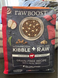 Rawboost Freeze Dried Beef Dog Food