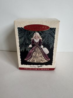 1996 Holiday Barbie Collector’s Series Hallmark Keepsake Ornament