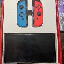 Nintendo Switch Oled And Pokémon Violet And Case 