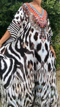 NWT Kaftan Dress/Cover-Up