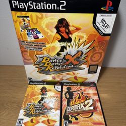 Dance Dance Revolution Dance Pad With 2 Games