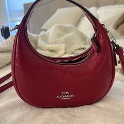 Cherry Red Coach Bag 