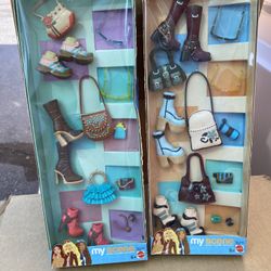 New 2003 Barbie My Scene Doll Fashion Scene Accessory Pack $20 each