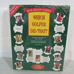 Which Golfer Did That? Trivia Quiz Jigsaw Puzzle - Golf Game - New
