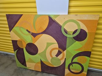 Large decoupage canvas