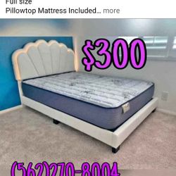 NEW  FULL BED FRAME AND MATTRESS 