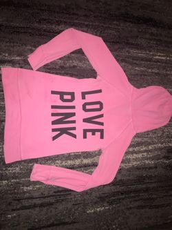 Victoria secret pink hoodie shirt small