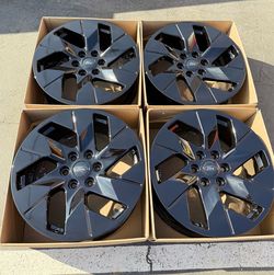 20” Ford F-150 Lighting Ford Lightning Gloss Black Wheels Exchange Rim Exchange Powder Coat
