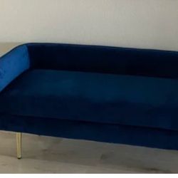 Velvet Upholstered Bench