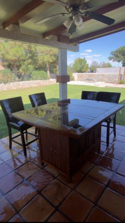 Table and chairs