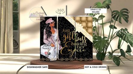 Girl Boss 20 Oz Stainless Steel Tumbler (READ DESCRIPTION)