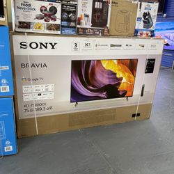SONY 75” BRAVIA X80K 4K HDR SMART TV