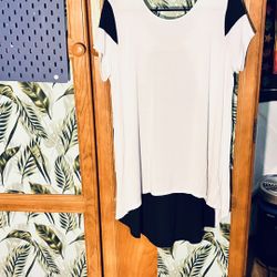 Swing Dress Black And White