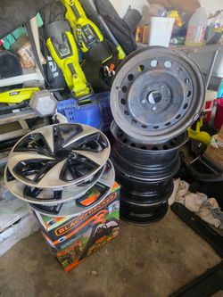 Steel Rims and Alloy Wheels Set 16" Honda Civic includes set of covers