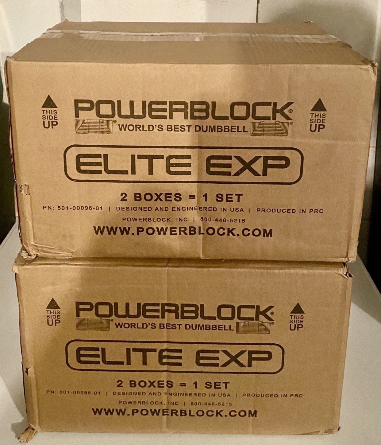 PowerBlock Elite EXP Dumbbell Set {Brand New In Box}