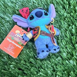 Vintage Stitch Tokyo Disney Pirate Plush Keychain From 2008 Tokyo Disneyland  Halloween Event
