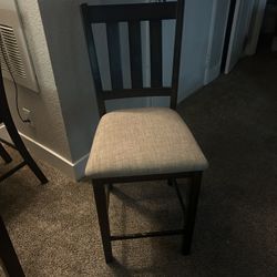 Chestnut Wood Dinning Set Table With 4 Chairs