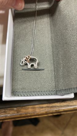 Hallmark Diamond Elephant Necklace