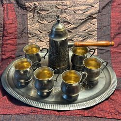 Turkish Coffee Service Set For 6