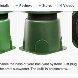 2-OSD Audio Sub 200 Outdoor Omni Subwoofer One Speaker Used Like New Second Speaker New In The Box Never Been Opened 