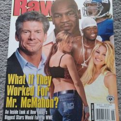 Wrestling magazine wwe december 2003 wwf ECW WCW NWO mike tyson 50 cent j-lo cover