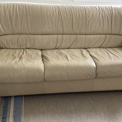 Imported Leather Couch