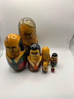 Russian Leaders Matryoshka Nesting Doll Set