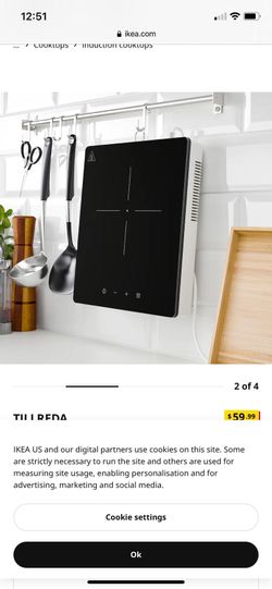 Make A Kitchen Anywhere. Ikea Cooktop White And Beautiful. Great  For Air Bnb Pr Small Kitchenettes 