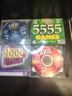 PC CD-ROM Games Bundle Lot of 4
