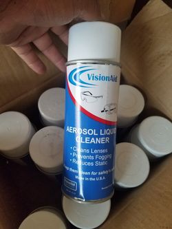 Anti-fog Glass cleaner, lenses , face shields , visors etc..