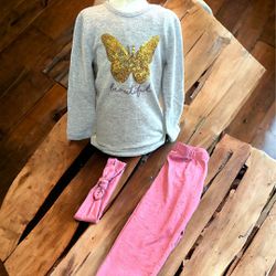 Nannette Kids Tunic Sweater And Leggings Set 24 Month 