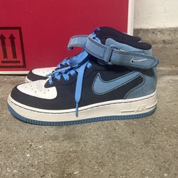 Nike Air Force 1 Mid Top 07 Womans Size 5 Obsidian University Blue