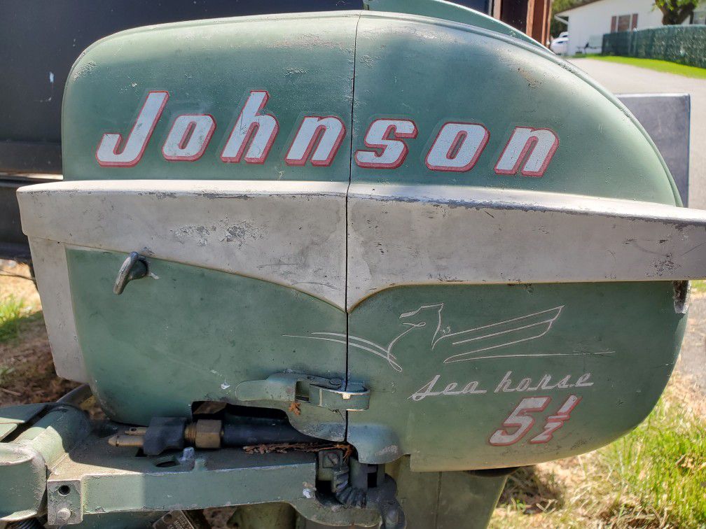 1955 Johnson Seahorse 5.5 Hp motorboat engine