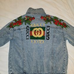 GUCCI Unisex Denim Jacket Luxury 