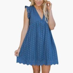 New Beautiful Blue 💙 Dress Size 3XL. See Photos. Cash And Pick Up Only