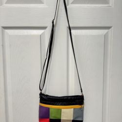 Vintage Style Colorful Patchwork Crossbody Purse