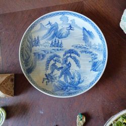 Chinese Blue Print Plate