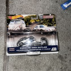 2019 Hot Wheels Real Riders Porsche 356A Outlaw Volkswagen Transporter T1 Pickup