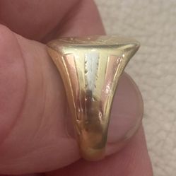 Vintage 14k Signature Ring Size 10
