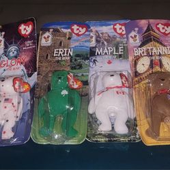 Rare 1999 McDonald's Beanie Babies Complete Set (Errors)