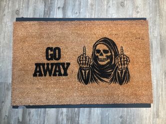 Custom Grim Reaper Doormat
