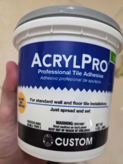 FREE - ACRYLPro Professional Tile Adhesive 1 Quart (Little Left)