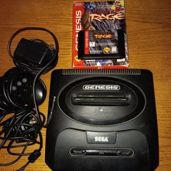 Sega Genesis 2 With Game