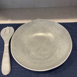 Serving Bowl & Serving Utensils 