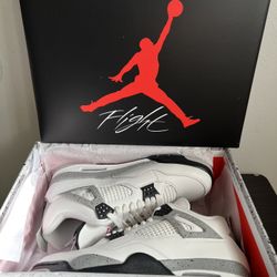 Jordan 4 White Cements