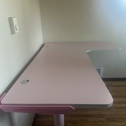 Pink Gaming Desk