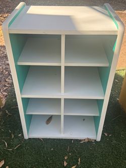 Storage shelves
