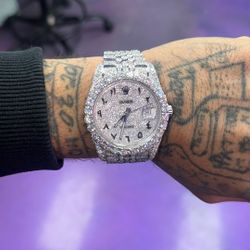Bust Down Rollie ( Vvs Lab Diamonds) 