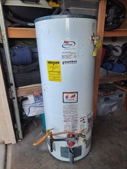RUUD 50 GALLON NATURAL GAS WATER HEATER